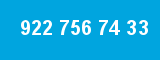 922 756 74 33